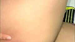 Arab housewife seduced by friend's husband, bent over wall for rough doggystyle fucking and creampie.