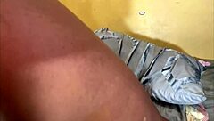 hey why's this cheating wife getting her juicy big ass pussy fucked so hard with that huge dildo in homemade solo action?