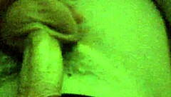 what if the neighbor amateur reveals his monster cock in solo jerk off session on bed