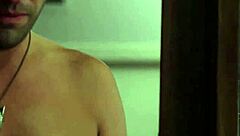 These horny babes are sharing a cock in a tattooed ffm 3some. They ride cowgirl style with close up action in heels and lingerie.