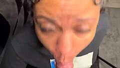 What if horny black babe Mochi G gives Richdapiper an intense bold blowjob?