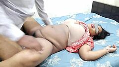 sexy ex girlfriend gets fucked passionately by boyfriend in homemade bedroom session with natural tits