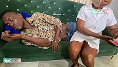 i got a deepthroat blowjob from my ebony nurse before she rode my huge cock raw