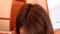 Two asian babes take cum in mouth pov!