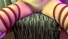 naughty tattooed redhead girlfriend got punished by friend with deepthroat in garage