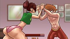 I feel excited watching demon deals movie with her, seeing big ass blowjob and monster cock action.