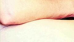 Japanese 18 yo petite amateur teen with big tits and ass masturbates solo outdoors in public construction site close up