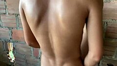 Colombian Latina Brunette Gets Fucked In Missionary And Doggystyle With Oral Lick And Orgasm On Train