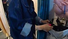 hey check this out - we're picking panties for these two girls in the fitting room