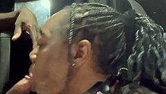 Oh My God, Dive Into This Intense Throat Training With Submissive Ebony Petite Taking Massive Cock Deep!