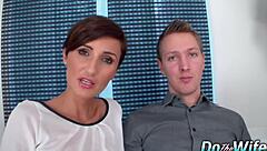 Whoa, hotwife Gabrielle Gucci satisfies her BBC cum craving right in front of her cuck hubby