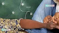 i got a deepthroat blowjob from my ebony nurse before she rode my huge cock raw