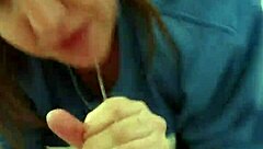 I feel overwhelmed as blonde sucks hung stud with choking and gagging until explosive cumshot