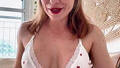 Guided Handjob Session With Sexy Brazilian Milf Using Dildo Toy