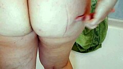 Why does this hairy mature spread legs to masturbate till orgasm?