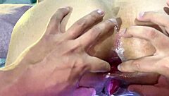 I am a submissive 19-year-old pretty brunette Latina getting my ass destroyed in part 2