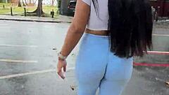 Morning walk for fans of leggings and tight gym clothes with my VIP full of sensual videos and photos