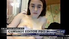 Young webcam babe with great tits intrigues in part 2