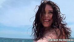 whoa, this teen gets fucked hard on a boat in pov style!