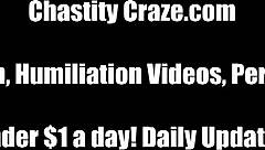 I'm so thrilled about this unbreakable lock on your chastity device keeping you bound in femdom bliss