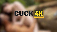 i feel so kinky watching my wife take that monster black cock outdoors while i cuck