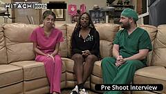 Descriptive Scene Of Tattooed Beauty Moaning With Vibrator In Lingerie Solo