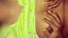 deshi bhabi playing with her boobs and squirting in homemade anal fun!