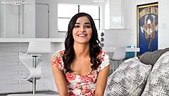 oh man, i'm totally pumped to let this big cock wreck my tight wet pussy in my debut scene