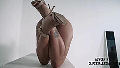 Big butt latina in heels gets fucked hard with intense passion.