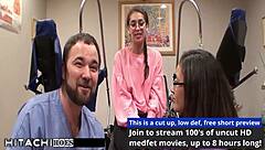 Florida Journalist Kitty Catherine Endures Tanned Doctor Tampa's Mandatory Hitachi Orgasms in Hospital Humiliation Scene