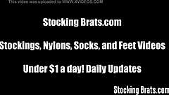 toni begs sasha desperately for toe-sucking pleasure in this foot fetish encounter