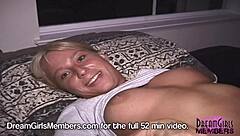 Freaky Blonde Double Penetrates Herself with Toys to Multiple Orgasms