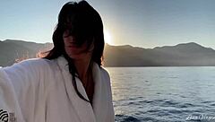 Early Morning Solo Masturbation On Luxury Yacht With Homemade Outdoor Orgasm Vibes