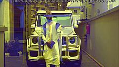 African Group Licking Big Ass In 3some