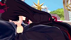 rory mercury spoils guys cock outdoors!