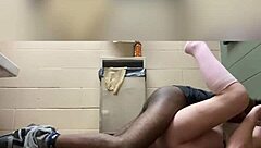 i'm getting used roughly in the public bathroom