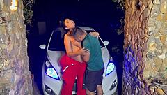 hey pregnant mechanic, take this sausage instead of payment... part 1 with wet blowjob action!