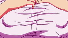 I enjoy animated scenes of busty characters on a train in hentai