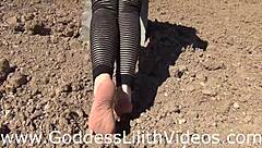 why does goddess lilith tempt with her dirty feet in this femdom pov adventure