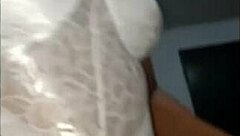 Two curvy Colombian lesbians dive into intense foreplay humping big natural tits and asses together