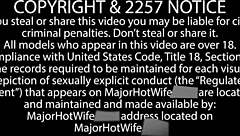 inked blonde ryan conner dives into rome major's big black cock sucking it deep. she rides cowgirl and gets bent over for intense banging.