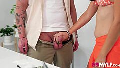 jade greene makes me feel so excited in this cum face challenge game