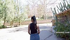 Officer Reveals Dirty Lesbian Secret With Submissive Colleague In Office Domination Session