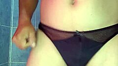 Conversational chat about modeling my new satin thong in fun ways