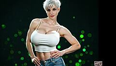 Witness Massive Muscle Growth As Tall Buff Bodybuilder Abigail Arcane Hits Huge Fetish Heights