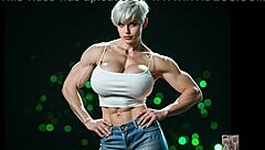 Witness Massive Muscle Growth As Tall Buff Bodybuilder Abigail Arcane Hits Huge Fetish Heights