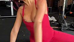 Backstage Gym Flashing And Prep Scene With Atlanta Moreno And Maximo Garcia