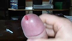 Solo Transsexual Jerking Off with Cumshot to Tranny Porn Video