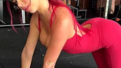 Backstage Gym Flashing And Prep Scene With Atlanta Moreno And Maximo Garcia