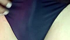 Conversational chat about modeling my new satin thong in fun ways